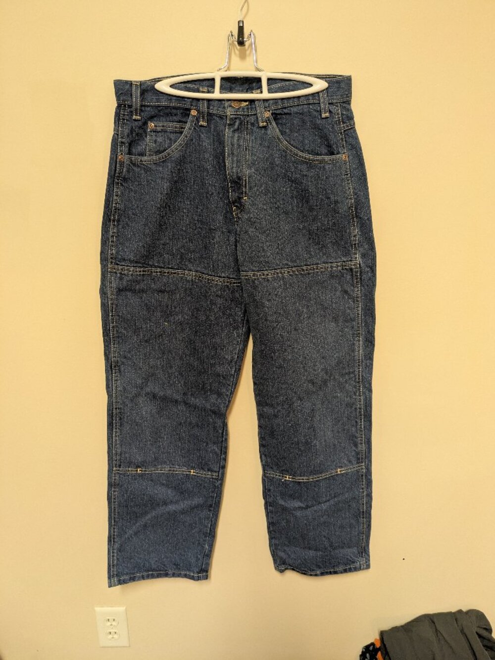 Dickies jeans straight leg 32 x 30 men's medium wash Relaxed Fit Workhorse